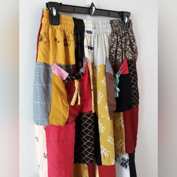 Handmade VTG Patchwork Pants - Picture 2 of 4